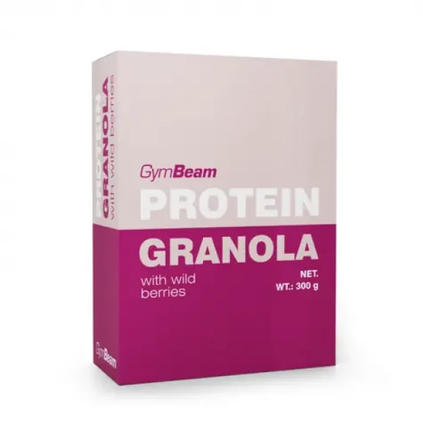 Proteínová granola s lesným ovocím - GymBeam (300 g) (58693-1-300g)
