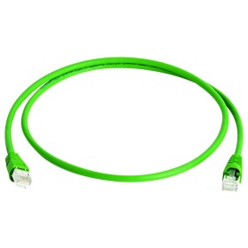 Telegärtner 100008174 RJ45 sieťové káble, prepojovacie káble CAT 5e F/UTP 0.5 m zelená samozhášavý, s priechodkou chrániacou proti zlomeniu 1 ks; 100008174