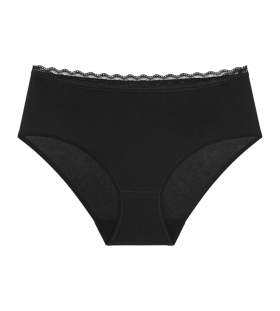 Dámske nohavičky Feel Of Cotton Midi - BLACK - black 0004 - TRIUMPH BLACK 40