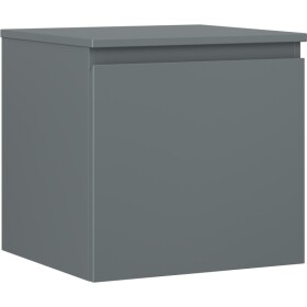 MEXEN/S - Orio kúpeľňová skrinka pod umývadlo 50 cm s doskou, 1 šuplík, grafit mat 91A10-05047-1-BFC66