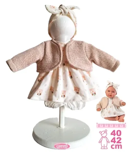 Llorens M740-016 oblečenie pre bábiku bábätko NEW BORN veľkosti 40-42 cm