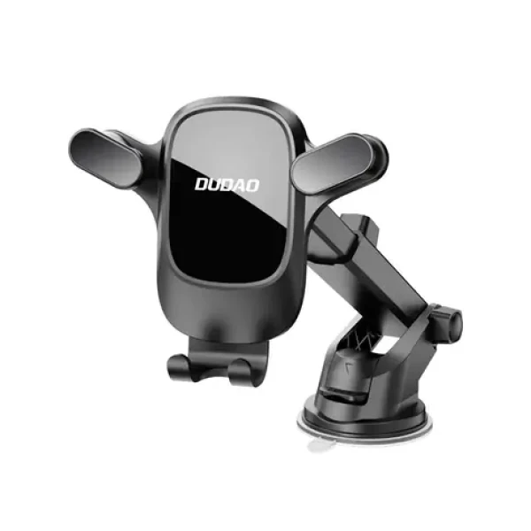 Dudao F5PRO+ čierna / Držiak telefónu do auta / Prísavka