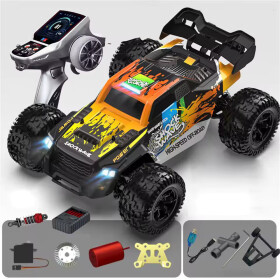 Mamido Mamido Auto na diaľkové ovládanie 60 km/h RC Monster Truck 1:16 4WD Brushless 2.4GHz oranžové