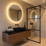 REA - Zrkadlo LED 60cm MMJ HOM-02501