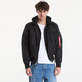 Bunda Alpha Industries MA-1 D-Tec Sleeve Embroidery Black/ Black L