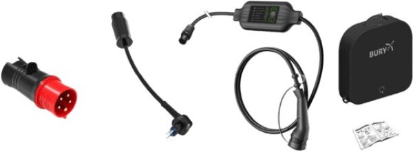 THB Bury Bury PowerFlash tragbares Ladegerät PF9050 SET CH