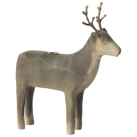 Maileg Drevený svietnik Reindeer Medium