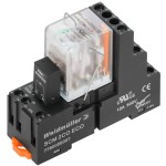 Weidmüller DRMKIT 24VDC 2CO LD reléový modul, 24 V/DC, 10 A, 2 prepínacie, 10 ks; 1542360000