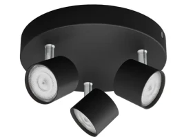 Philips Star 3x4,5W čierna / LED bodové svietidlo / 1500lm / 2700K / IP20 / stmievateľné (SKL000407606)