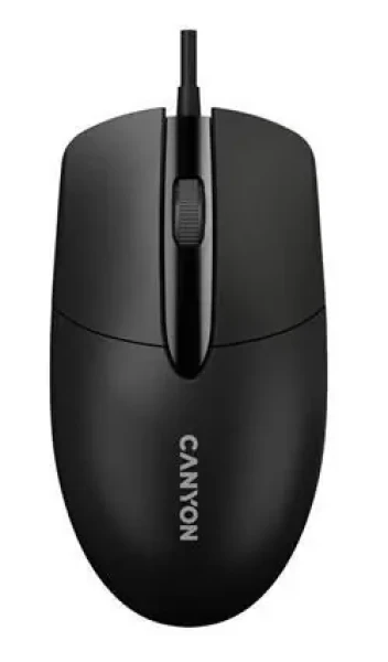Canyon OnClick5 M-5 čierna / Optická myš / 1200 DPI / 3 tlačidlá / USB / 1.5 m (CNE-CMS5)