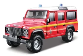 Bburago EMERGENCY Vozidlo záchrannej služby - Land Rover Defender 110
