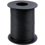 Donau Elektronik 125-S50-1 opletenie / lanko 1 x 0.25 mm² čierna 50 m; 125-S50-1