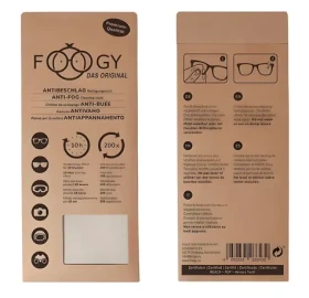 Foogy antizahmlievacia čistiaca utierka z mikrovlákna / Čistiaca utierka / okuliare, vízory heliem / 1 ks (FOOGY)