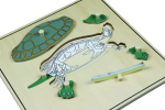 Moyo Montessori Moyo Montessori Puzzle s kostrou - korytnačka