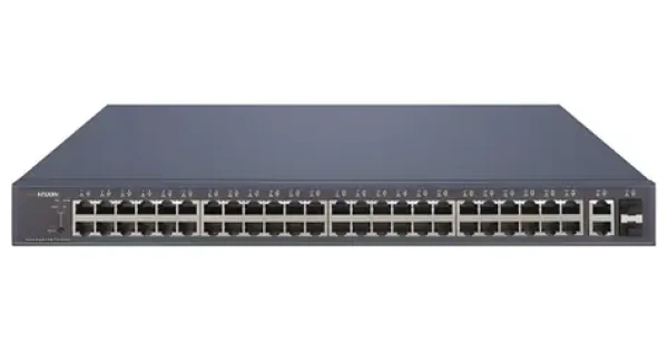 HIKVISION DS-3E1552P-SI / Switch / 48x Gigabit PoE / 2x Gigabit RJ45 + 2x SFP Uplink / 470W (DS-3E1552P-SI)
