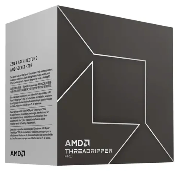 AMD RYZEN Threadripper PRO 7955WX WOF / Procesor / 16C32T / Turbo 5,3 GHz / 80 MB / sTR5 / Zen 4 / 350 W (100-100000886WOF)