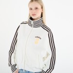 Mikina adidas Vintage Bb Track Top Striped Rib Off White XS
