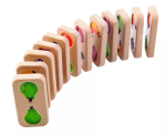 PlanToys PlanToys Domino - Ovocie a zelenina