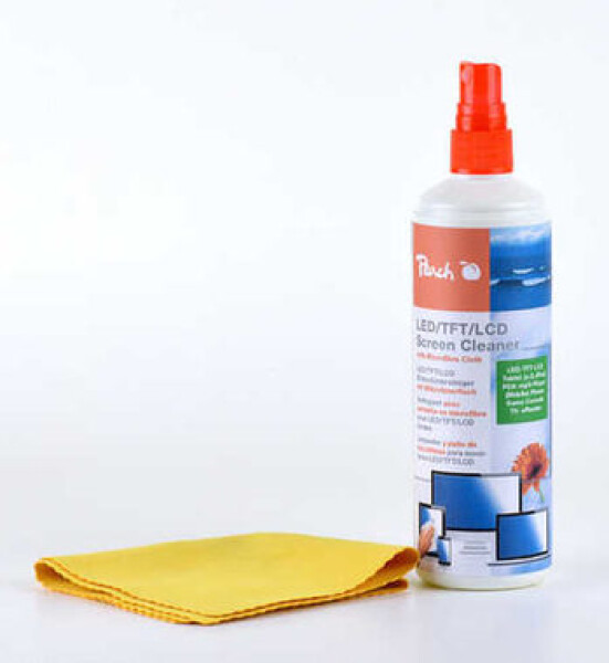 Peach PA104 Screen Cleaning Spray + Micro FiberCloth / 250ml (00313282)