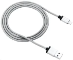 Canyon CNS-MFIC3DG sivá / nabíjací kábel / USB 2.0 - Lightning / opletený / 1m (CNS-MFIC3DG)