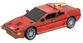 2KIDS TOYS 3D drevená skladačka Športové auto červené