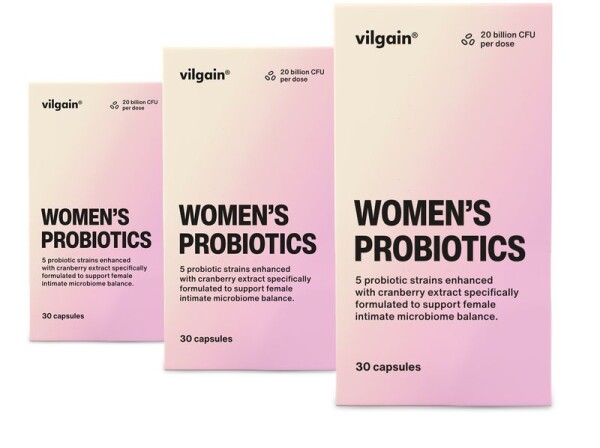 Vilgain Probiotiká pre ženy – 3× 30 kapsúl