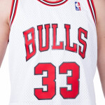 Mitchell Ness Chicago Bulls NBA Home Swingman Jersey Bulls 97-98 Scottie Pippen SMJYAC18054-CBUWHIT97SPI Pánske oblečenie