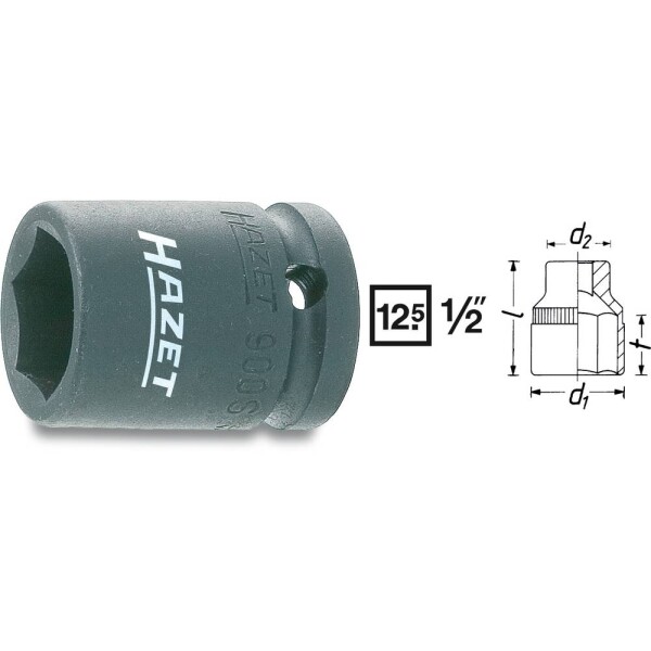 Hazet HAZET silový nástrčný kľúč 1/2 (12.5 mm) 900S-32; 900S-32