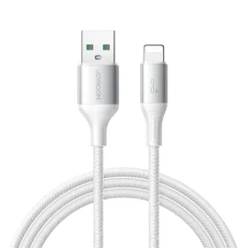 Joyroom S-A28 Flash Series Nabíjací kábel USB-A (M) - Lightning (M) 3A 1m biela (6956116798055)