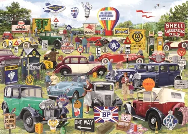 GIBSONS Puzzle Motoring Memorabilia Rally