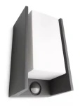 Philips Bridge IR 42W antracit / Vonkajšie nástenné svietidlo / E27 / IP44 / so senzorom / bez zdroja (SKL000392625)