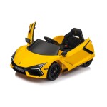 Mamido Detské elektrické autíčko Lamborghini Revuelto žlté