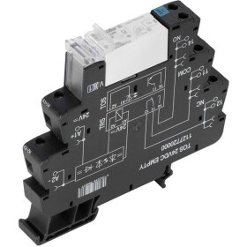 Weidmüller TRS 24VDC 1NO HCP reléový modul, 24 V/DC, 16 A, 1 spínací, 10 ks; 1479810000