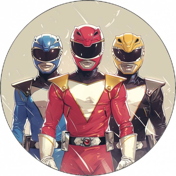 Jedlý papier Power Rangers 19,5 cm - Pictu Hap - Pictu Hap