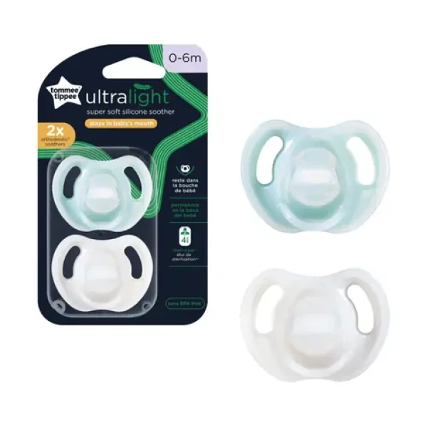 Tommee Tippee CTN Cumlík Ultra-light 0-6m, 2 ks (43346101)