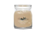 Yankee Candle Signature Amber amp; Sandalwood stredný pohár 368g / doba horenia až: 50 h (5038581129259)