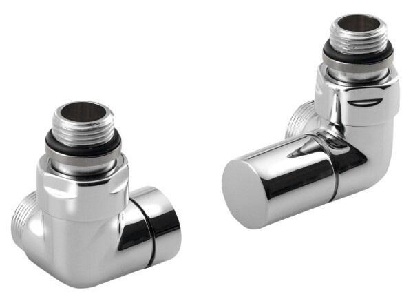 SAPHO - CORNER SIMPLY pripojovacia sada ventilov, pravé, chróm CP130S