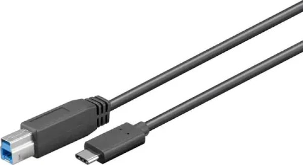 MicroConnect kábel USB3.1 C (M) - USB3.0 B (M) 1m 5Gbit/s čierna (USB3.1CB1)