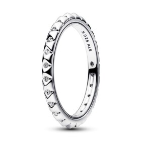 Pandora Trblietavý strieborný prsteň s kubickou zirkóniou Pyramídy Me 192800C01 48 mm