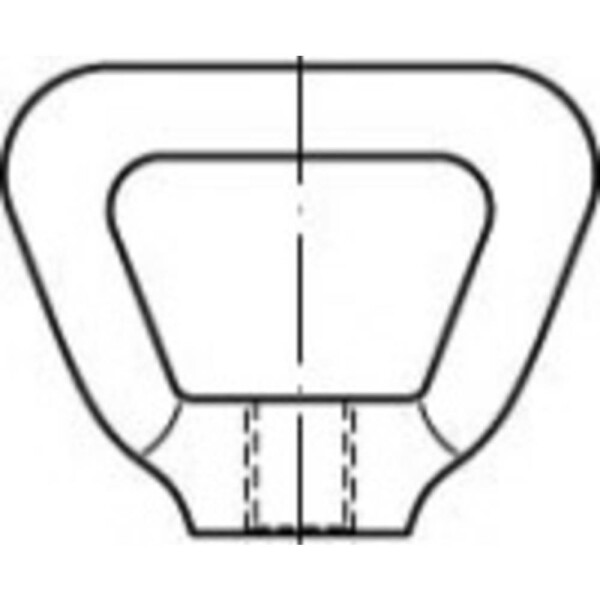 TOOLCRAFT TO-5454792 matice oblúkové M6 80704 mosaz 10 ks; TO-5454792