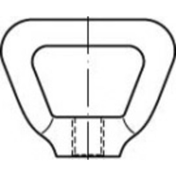 TOOLCRAFT TO-9985206 matice oblúkové M20 80704 mosaz 5 ks; TO-9985206