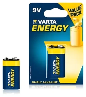 Varta Energy 9V / Batéria / 9V / alkalická / 1 ks (9V 6LR61)