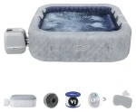 Lay-Z-Spa San Francisco / Vírivka / 230 × 230 × 71 cm / 1180 l / pre 7 osôb (6001Q)
