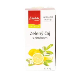 Apotheke Ranná sviežosť zelený čaj citrónový 20 x 2 g