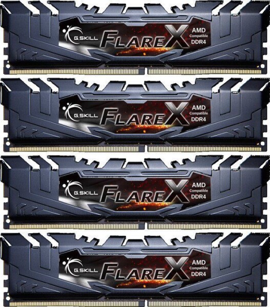 G.Skill Flare X, DDR4, 32 GB, 3200MHz, CL16 (F4-3200C16Q-32GFX)
