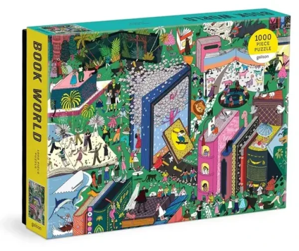 Galison Puzzle Knižný svet