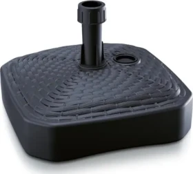 Prosperplast Podstavec pod slnečník Ratan antracit / Plast / 39 x 39 x 13 cm / Objem 12 l (MPKR-S433)