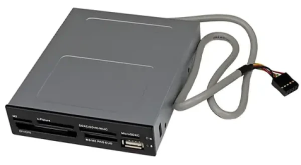 StarTech čítačka pamäťových kariet do 3,5" pozícia čierna / Čítačka pamäťových kariet / Interná / USB 2.0 (35FCREADBK3)