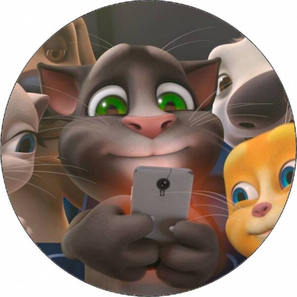 Jedlý papier Talking Tom a priatelia 19,5 cm - Pictu Hap - Pictu Hap