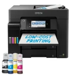 Epson EcoTank ET-5855 čierna / Ink. multifunkcie / A4 / 25 ppm / 4800x2400 dpi / tlač sken. kop. / USB Wi-Fi LAN (C11CJ29406)